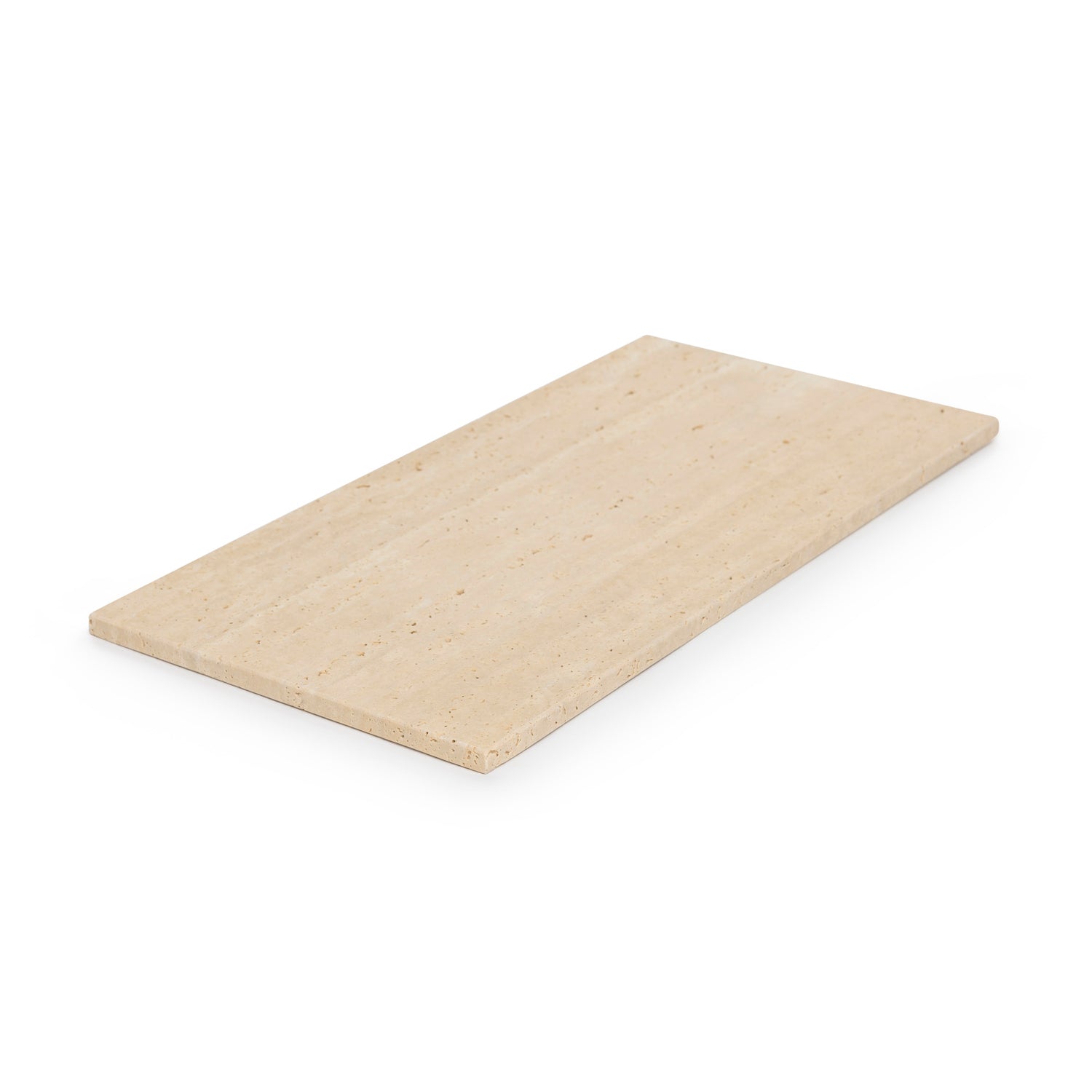 Travertine tray rectangle L 20x40cm