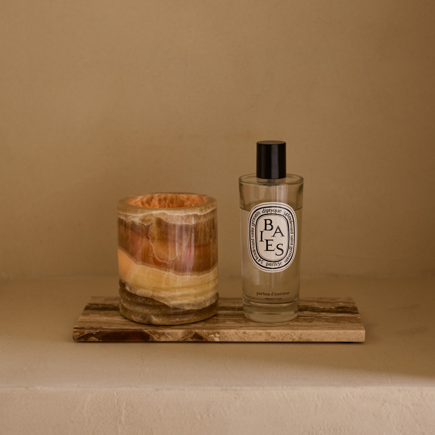 Lantern Sandal onyx S Ø8x10cm