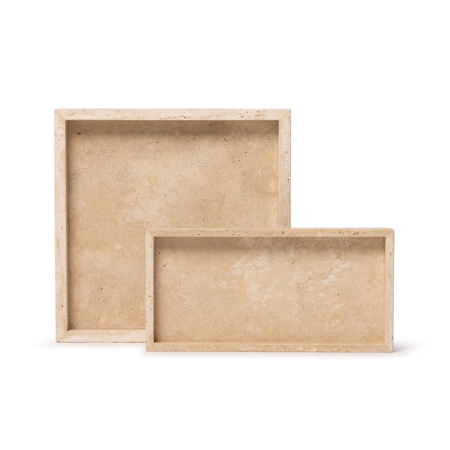 Travertine tray 15x30cm