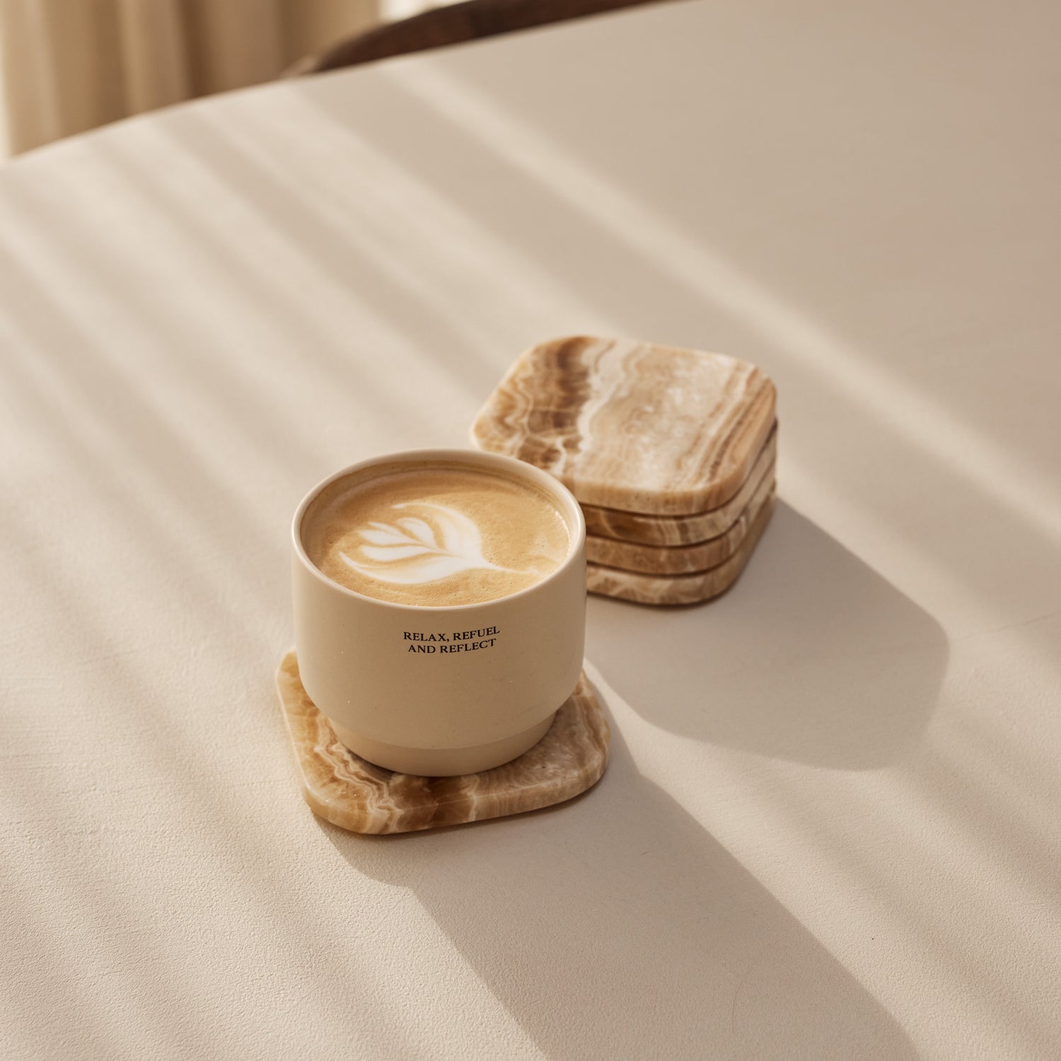 Onyx onderzetters MOOISA