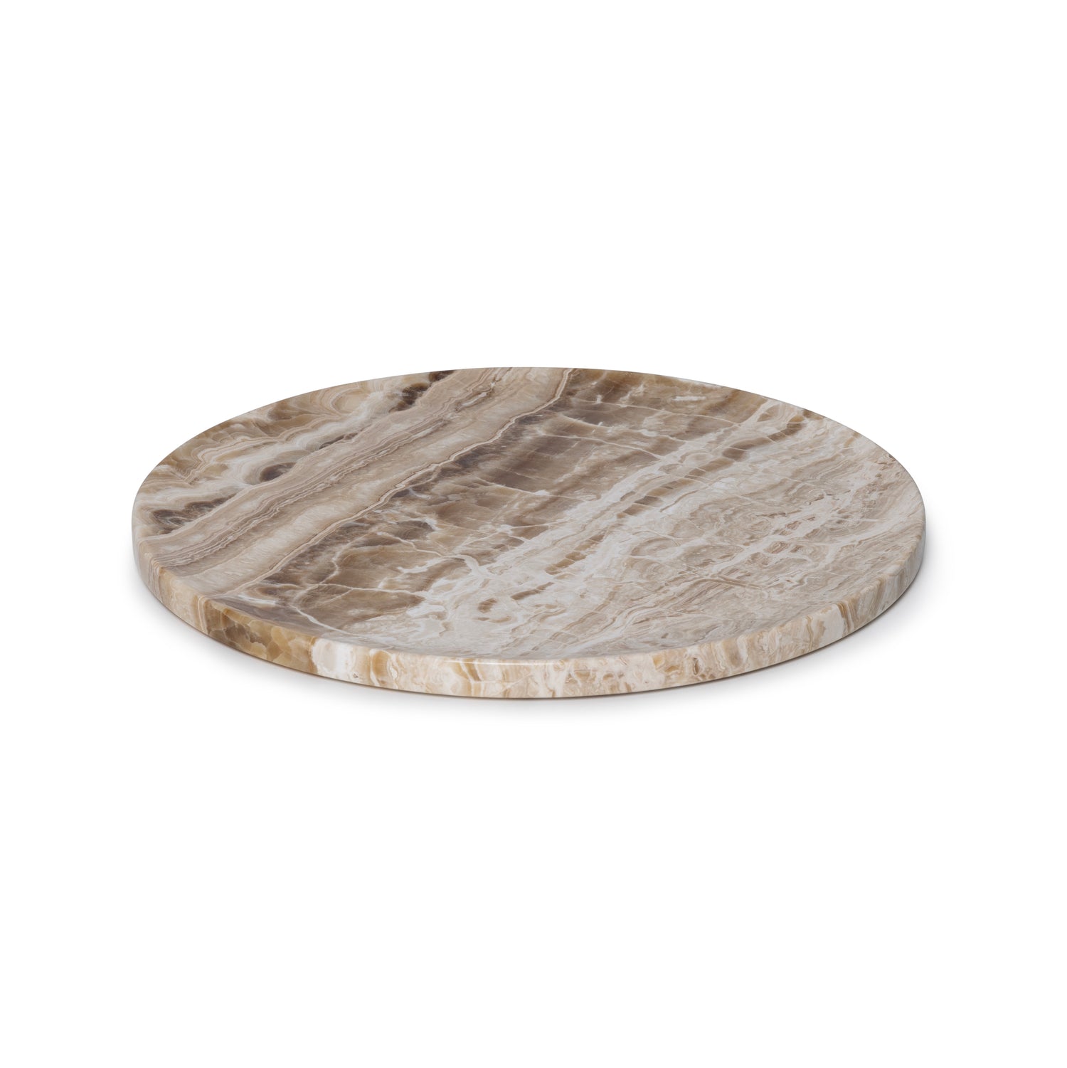 Sandal onyx tray round 40cm