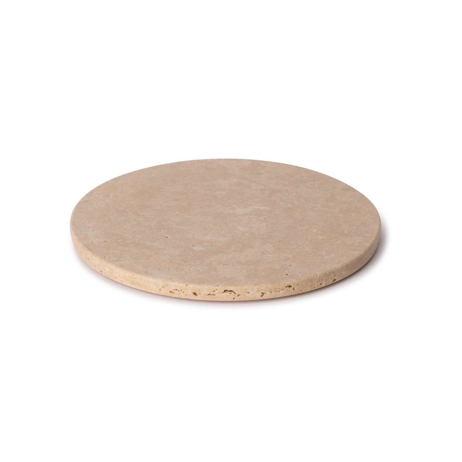 Travertine tray round Ø20cm