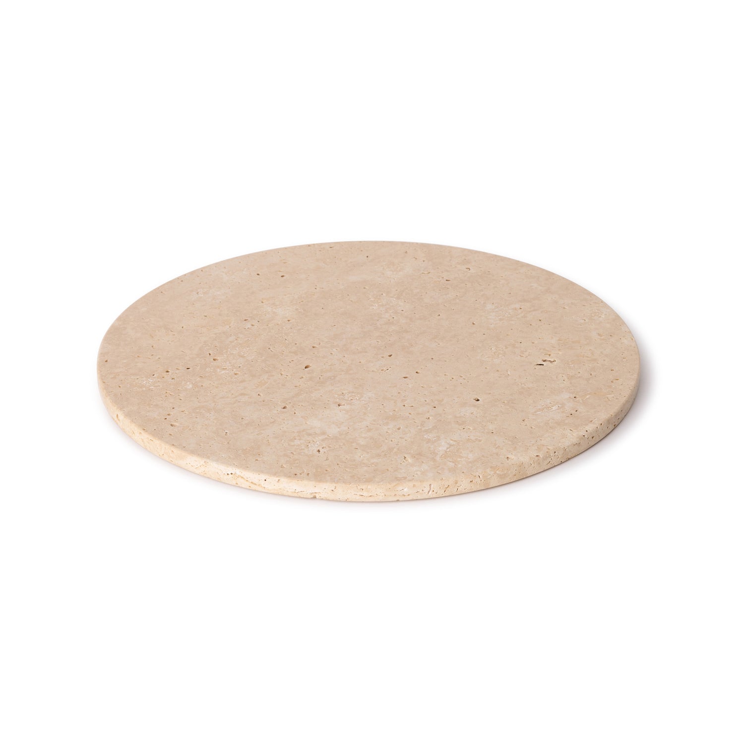 Travertine tray round Ø30cm