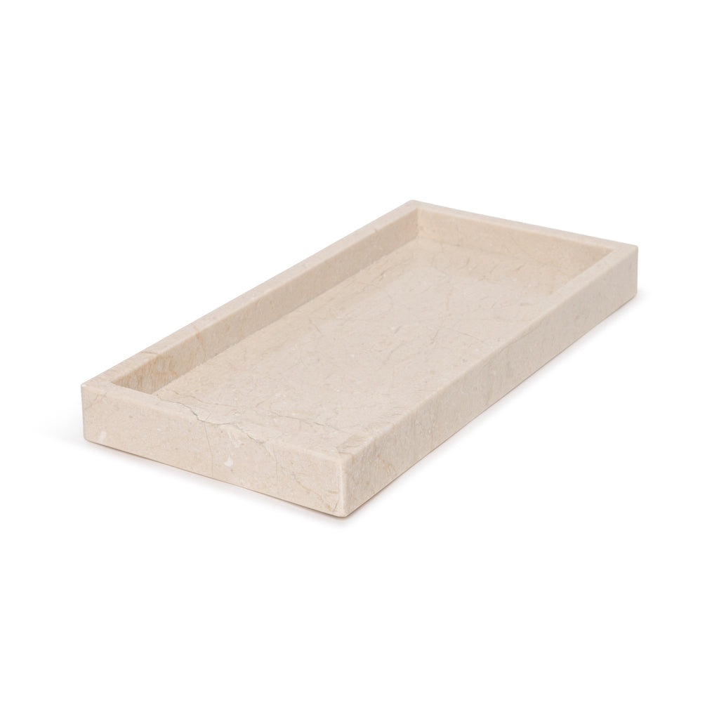 Marmer dienblad tray beige