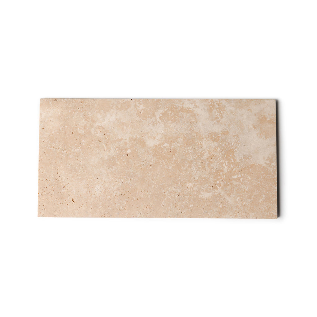 Travertine tray rectangle L 20x40cm