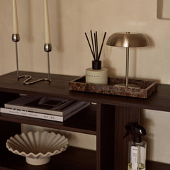 Bruin marmer dienblad 30x15cm MOOISA