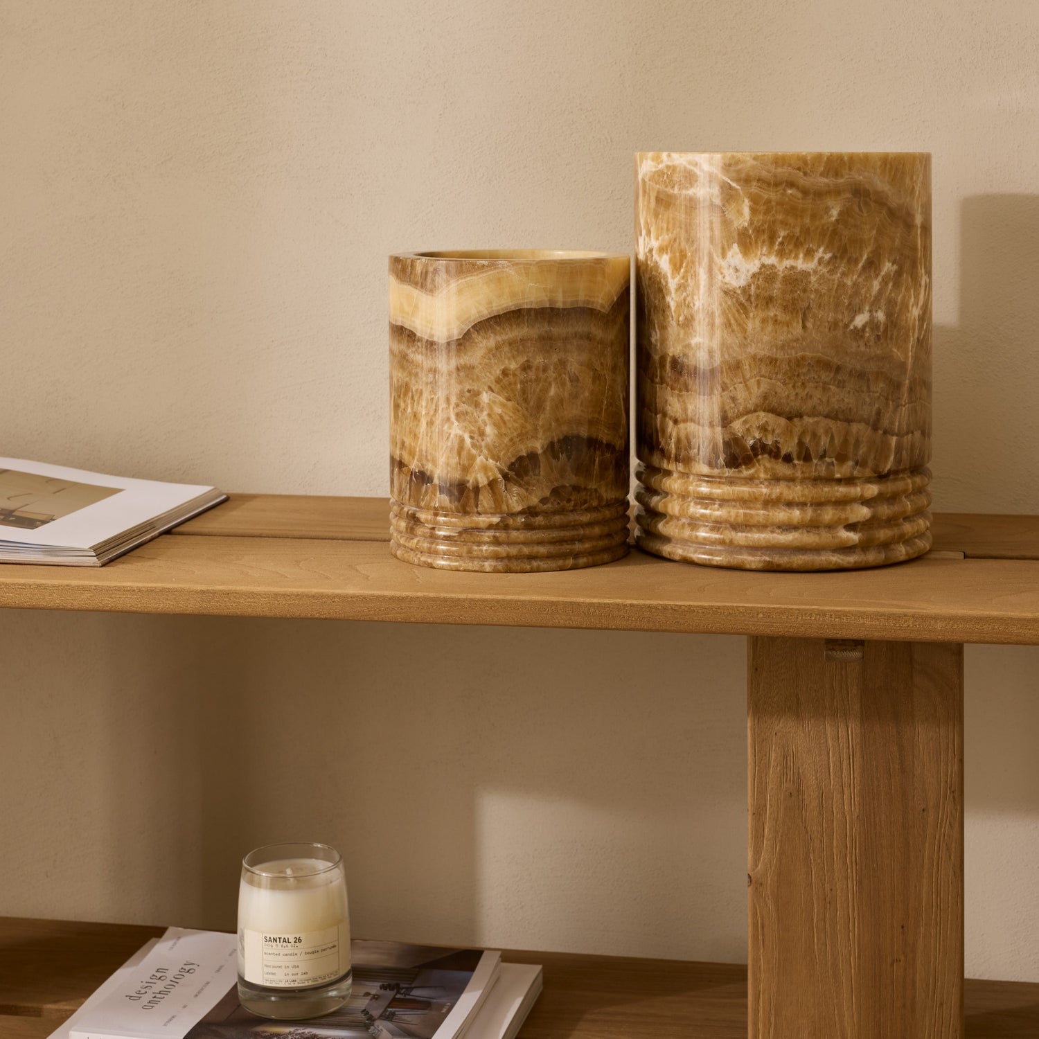 Lantern Sandal onyx XXL Ø21x28cm