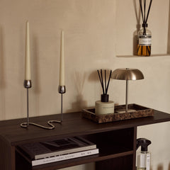 Marmer dienblad bruin MOOISA