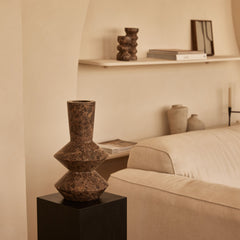 Marmer vaas dark emperador MOOISA