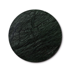 Marmer dienblad rond   groen