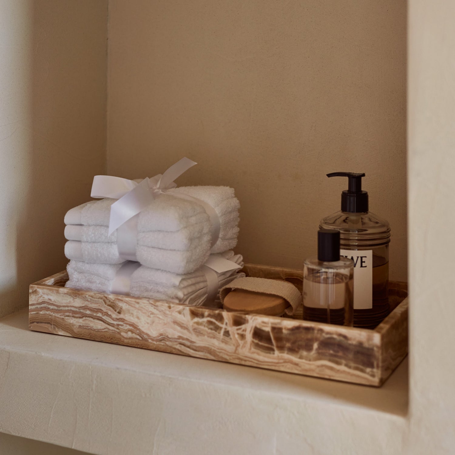 Sandal onyx dienblad 40x20cm MOOISA