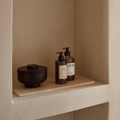 Travertine dienblad L MOOISA