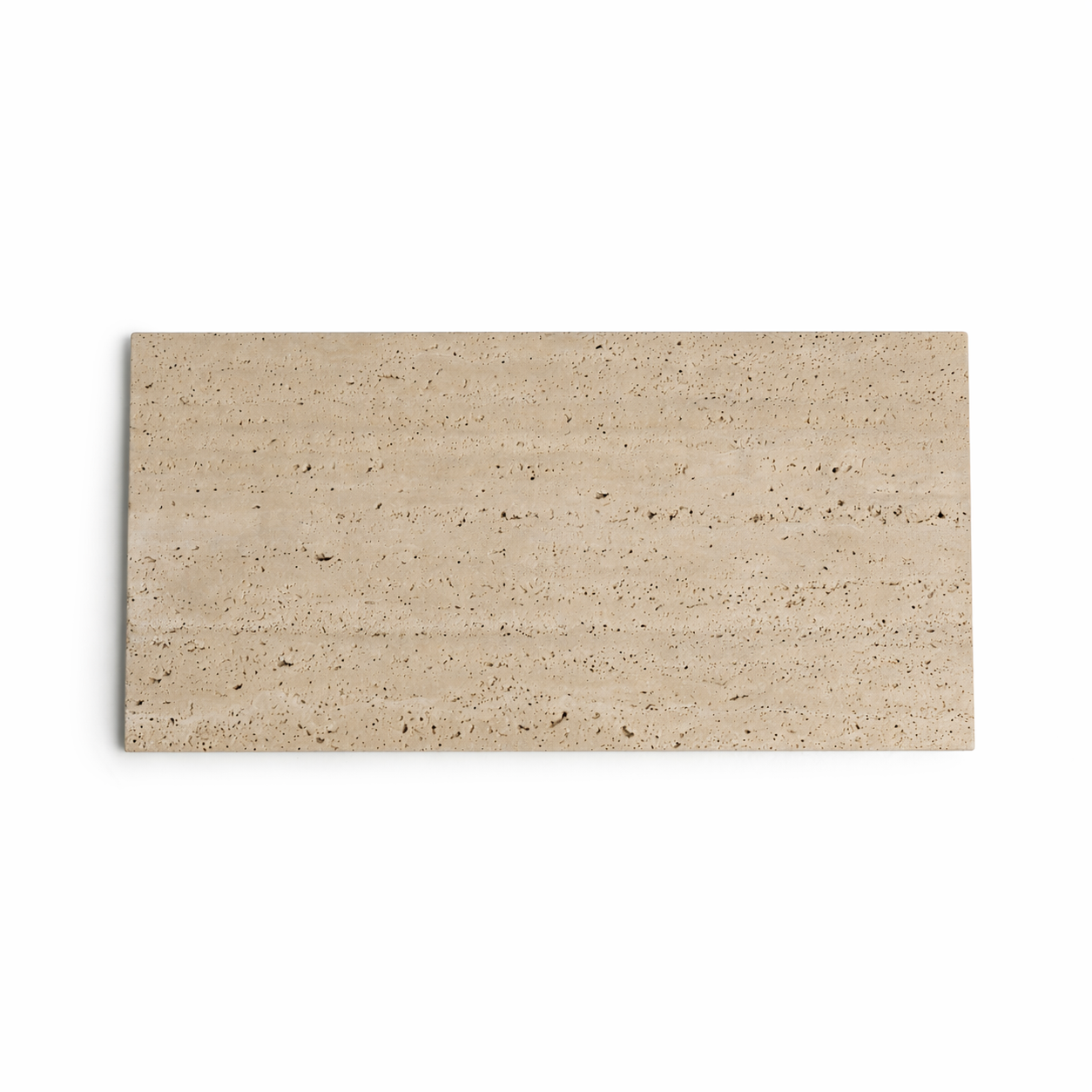 Travertintablett rechteckig L 20x40cm 