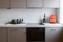 Marmer vaas/wijnkoeler zwart